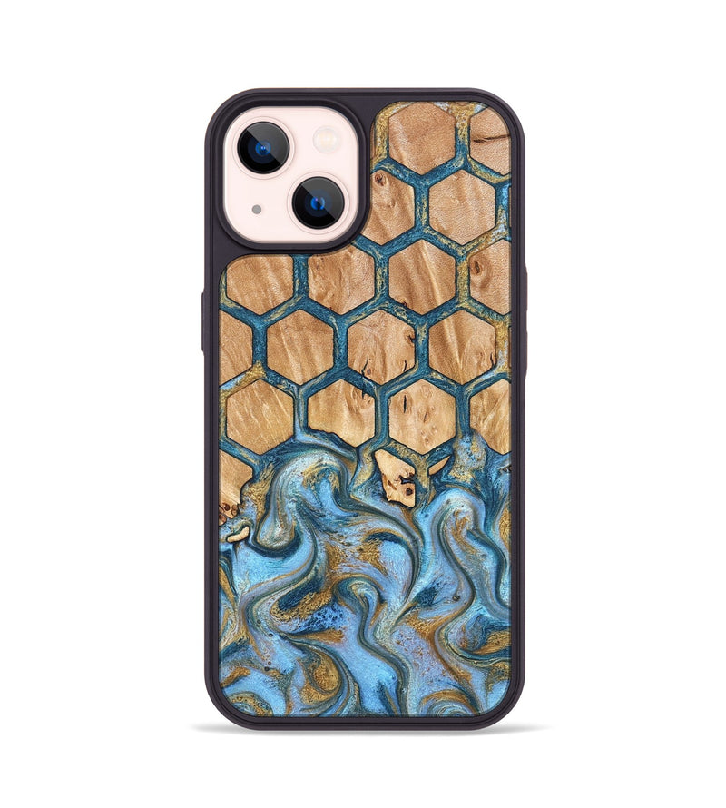 iPhone 14 Wood Phone Case - Jewel (Pattern, 827190)