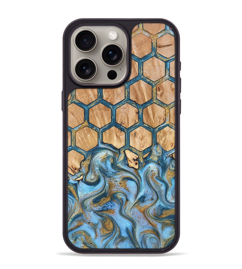 iPhone 15 Pro Max Wood Phone Case - Jewel (Pattern, 827190)