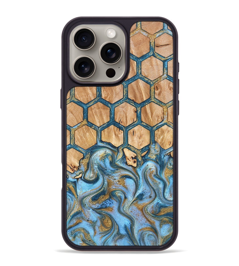 iPhone 16 Pro Max Wood Phone Case - Jewel (Pattern, 827190)