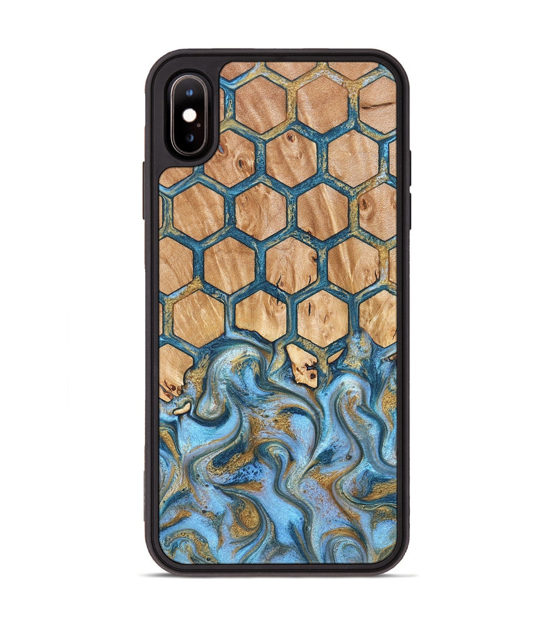 iPhone Xs Max Wood Phone Case - Jewel (Pattern, 827190)