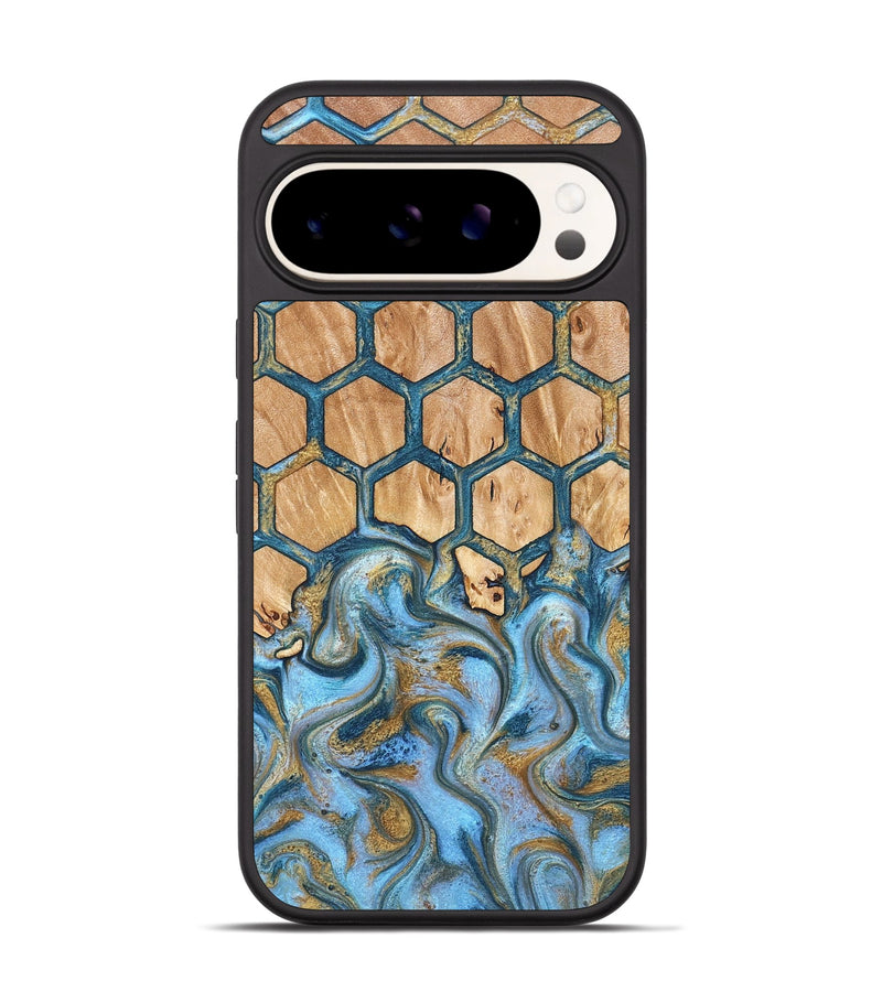 Pixel 9 Wood Phone Case - Jewel (Pattern, 827190)