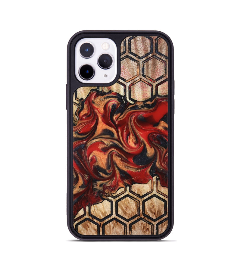 iPhone 11 Pro Wood Phone Case - Cathie (Pattern, 827192)