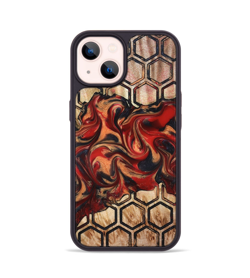 iPhone 14 Wood Phone Case - Cathie (Pattern, 827192)