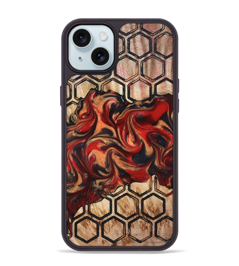 iPhone 15 Plus Wood Phone Case - Cathie (Pattern, 827192)