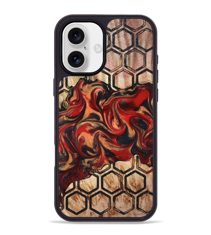 iPhone 16 Plus Wood Phone Case - Cathie (Pattern, 827192)