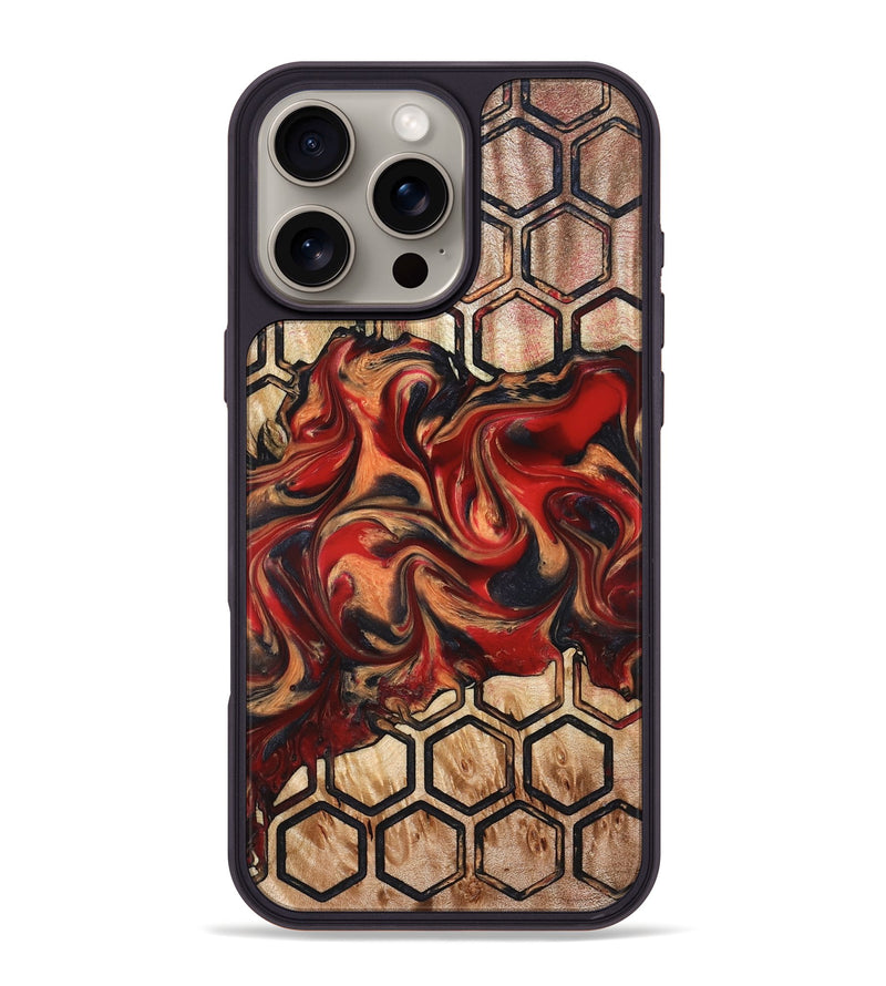 iPhone 16 Pro Max Wood Phone Case - Cathie (Pattern, 827192)