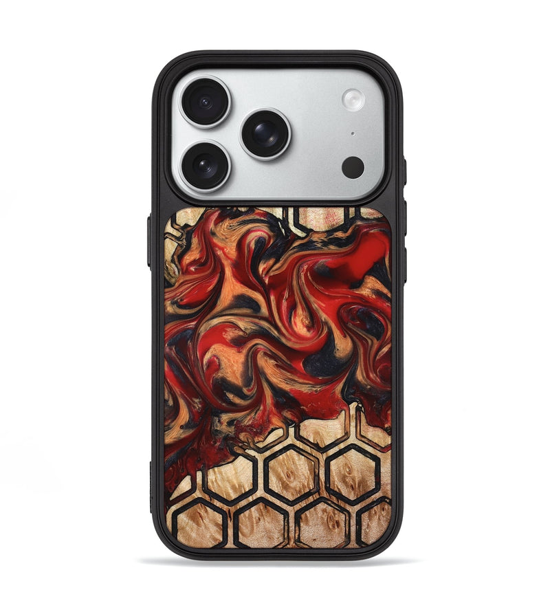 iPhone 18 Pro Wood Phone Case - Cathie (Pattern, 827192)