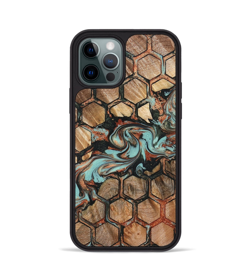 iPhone 12 Pro Wood Phone Case - Cali (Pattern, 827193)