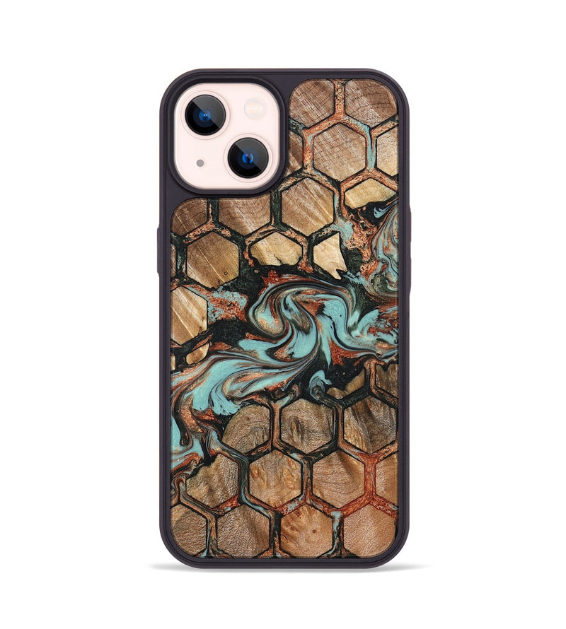 iPhone 14 Wood Phone Case - Cali (Pattern, 827193)