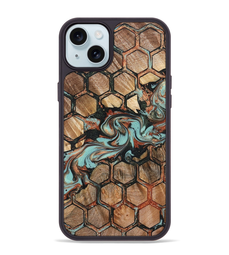 iPhone 15 Plus Wood Phone Case - Cali (Pattern, 827193)