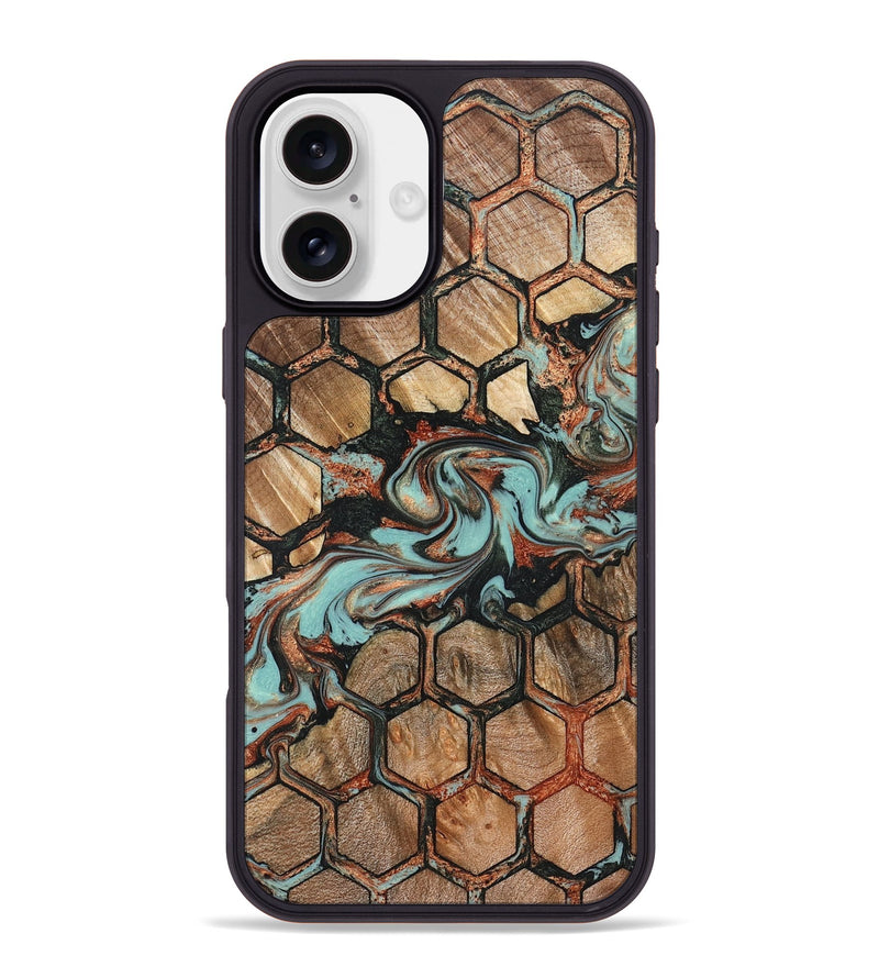 iPhone 16 Plus Wood Phone Case - Cali (Pattern, 827193)