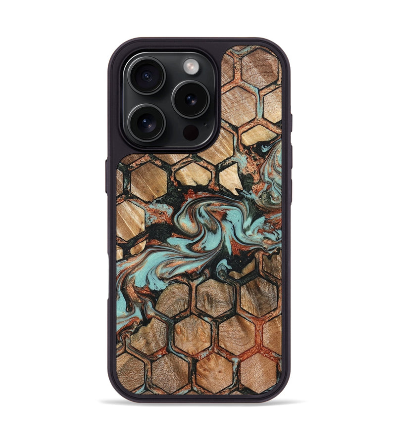 iPhone 16 Pro Wood Phone Case - Cali (Pattern, 827193)