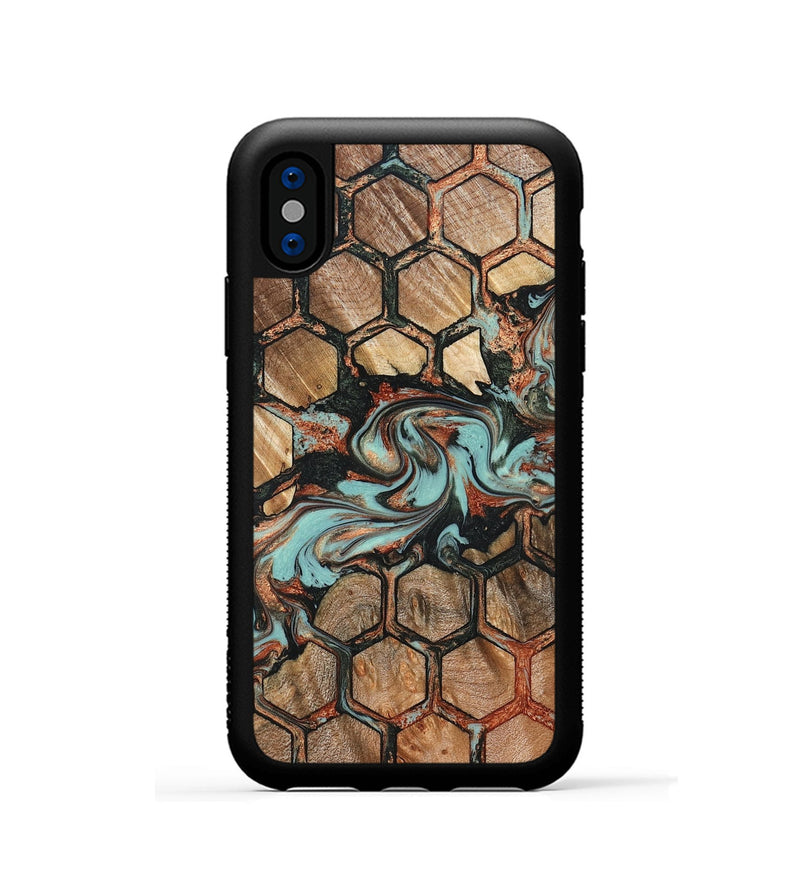 iPhone Xs Wood Phone Case - Cali (Pattern, 827193)