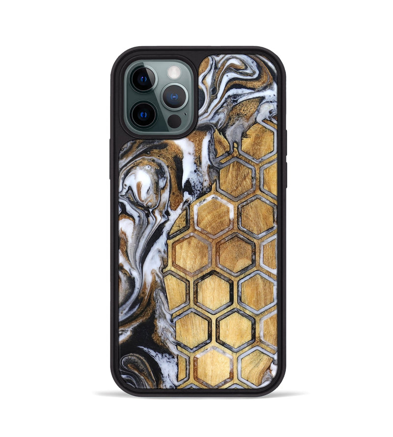 iPhone 12 Pro Wood Phone Case - Halie (Pattern, 827194)