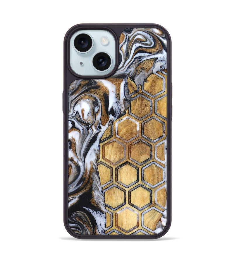 iPhone 15 Wood Phone Case - Halie (Pattern, 827194)