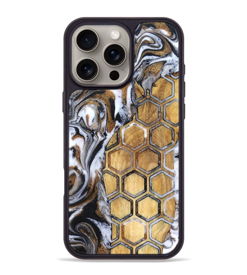 iPhone 16 Pro Max Wood Phone Case - Halie (Pattern, 827194)