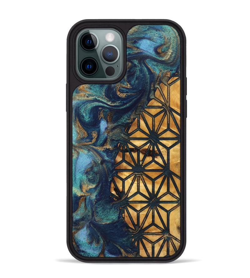iPhone 12 Pro Max Wood Phone Case - Erika (Pattern, 827195)