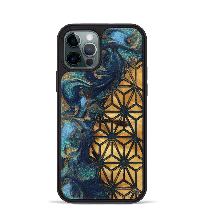 iPhone 12 Pro Wood Phone Case - Erika (Pattern, 827195)