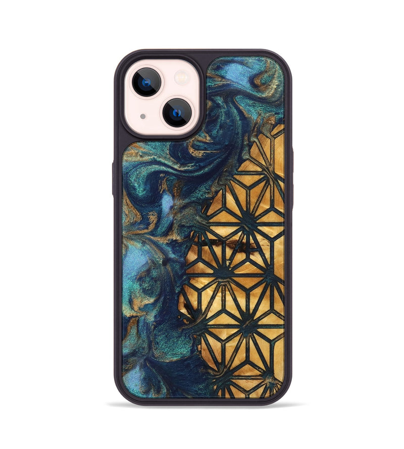 iPhone 14 Wood Phone Case - Erika (Pattern, 827195)
