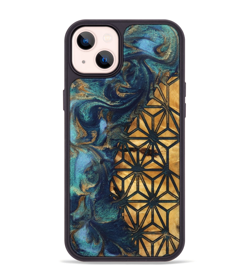 iPhone 14 Plus Wood Phone Case - Erika (Pattern, 827195)