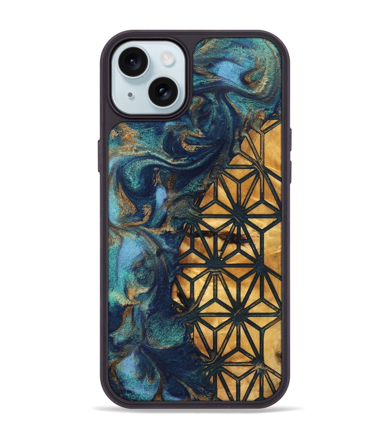 iPhone 15 Plus Wood Phone Case - Erika (Pattern, 827195)