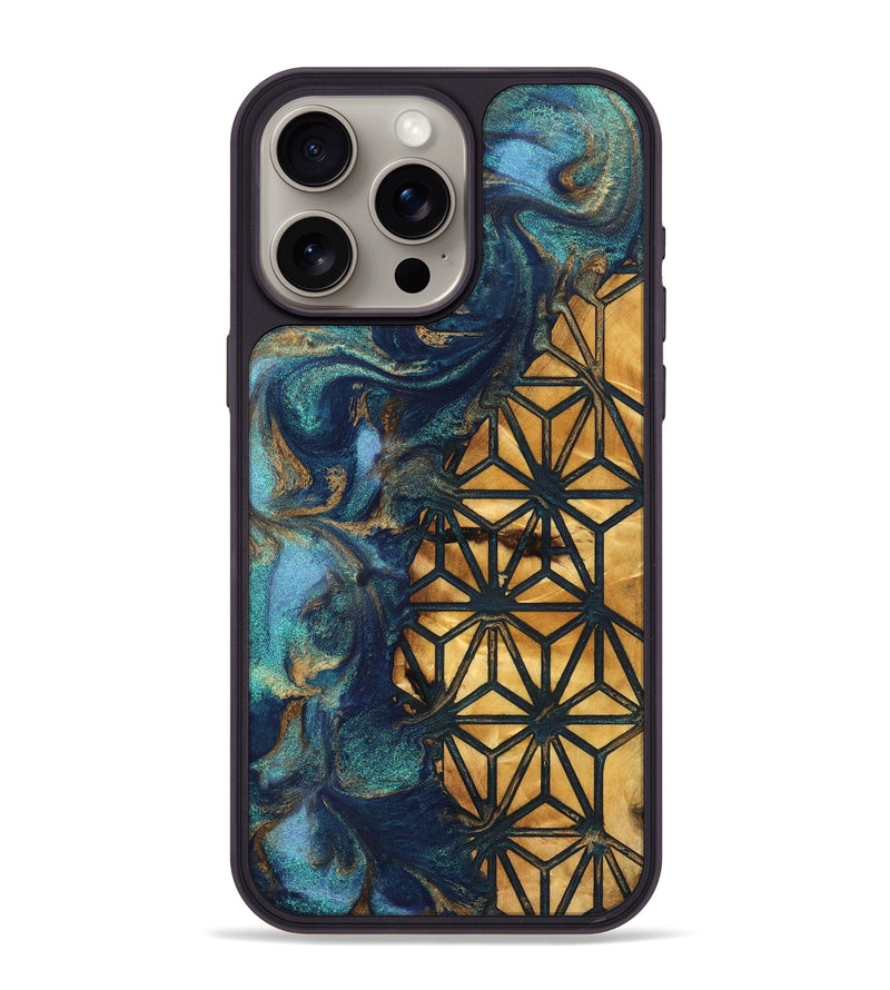 iPhone 15 Pro Max Wood Phone Case - Erika (Pattern, 827195)