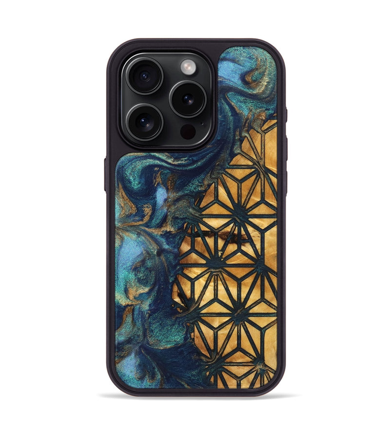 iPhone 15 Pro Wood Phone Case - Erika (Pattern, 827195)