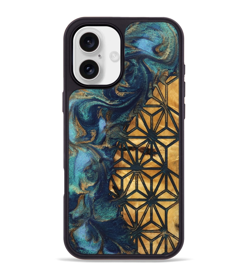 iPhone 16 Plus Wood Phone Case - Erika (Pattern, 827195)