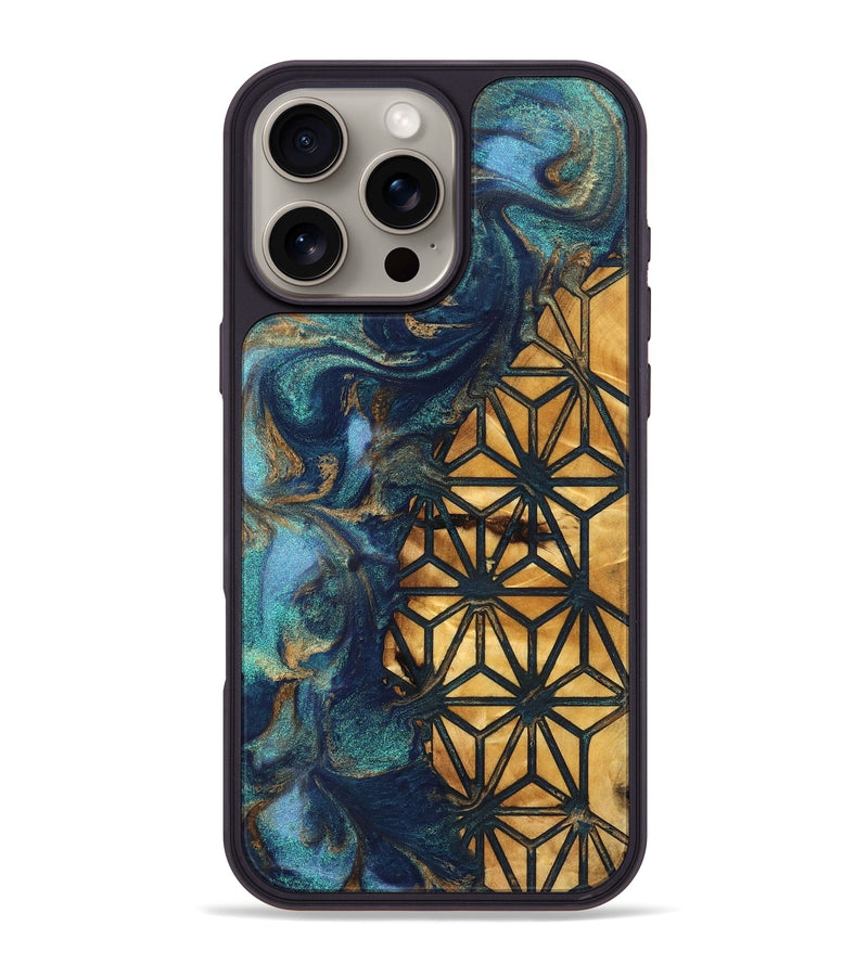 iPhone 16 Pro Max Wood Phone Case - Erika (Pattern, 827195)