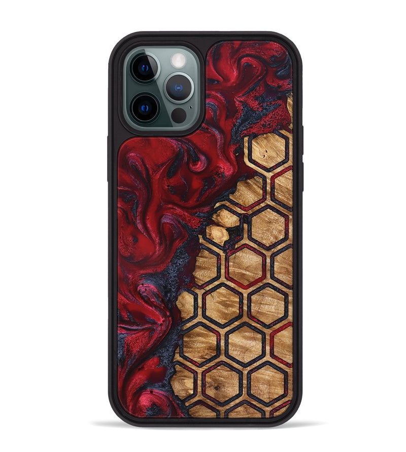 iPhone 12 Pro Max Wood Phone Case - Jazmyne (Pattern, 827197)