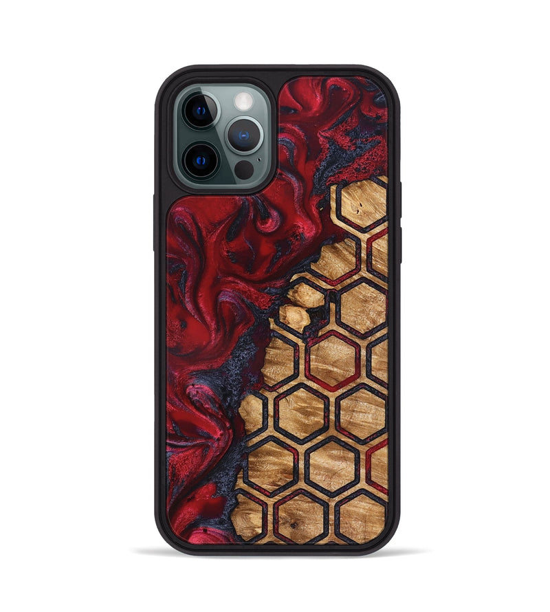 iPhone 12 Pro Wood Phone Case - Jazmyne (Pattern, 827197)