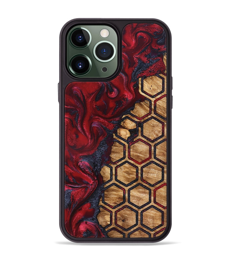 iPhone 13 Pro Max Wood Phone Case - Jazmyne (Pattern, 827197)