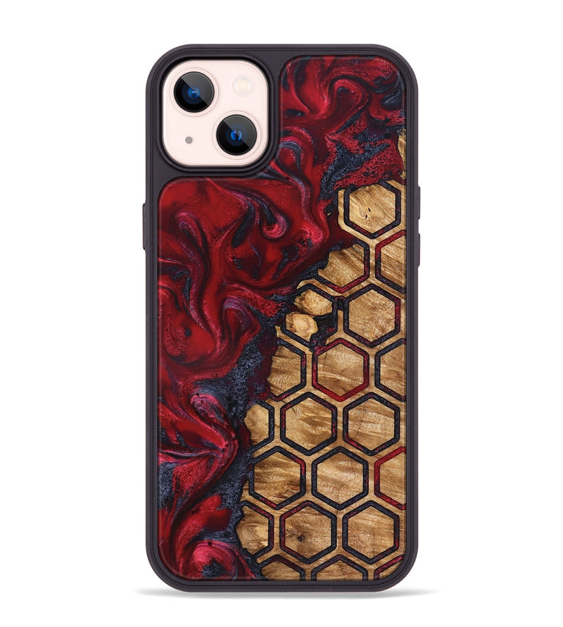 iPhone 14 Plus Wood Phone Case - Jazmyne (Pattern, 827197)