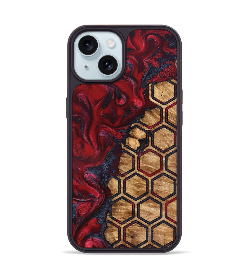 iPhone 15 Wood Phone Case - Jazmyne (Pattern, 827197)