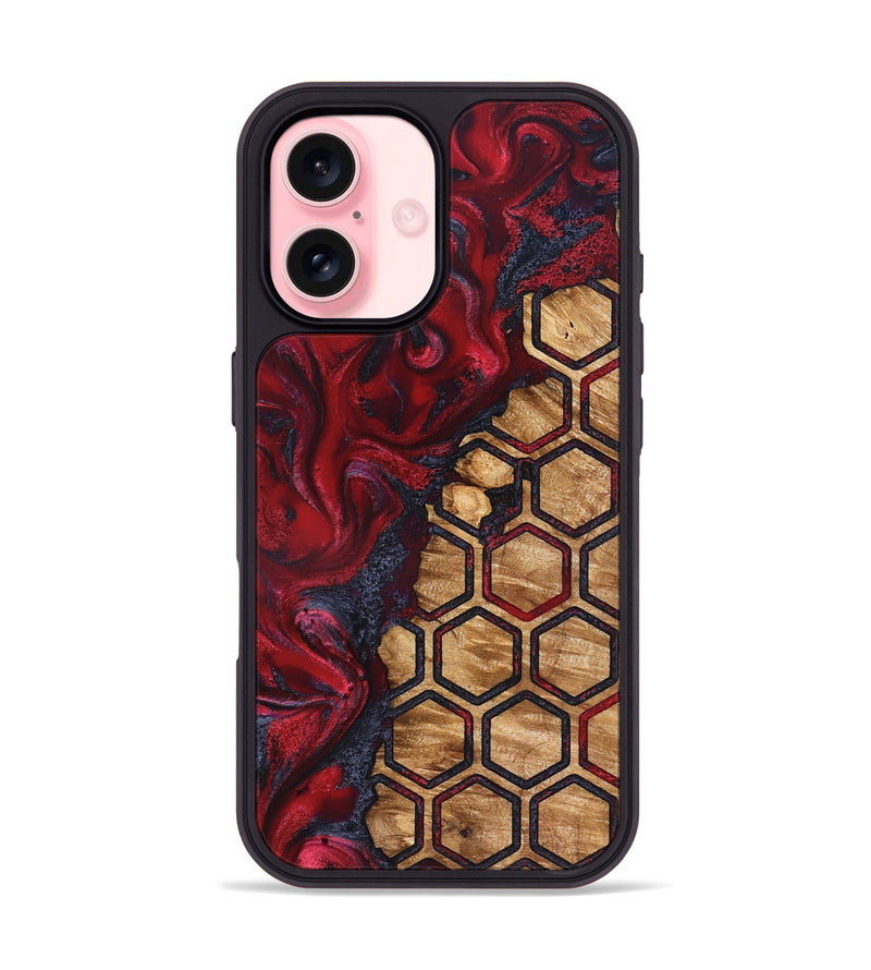 iPhone 16 Wood Phone Case - Jazmyne (Pattern, 827197)