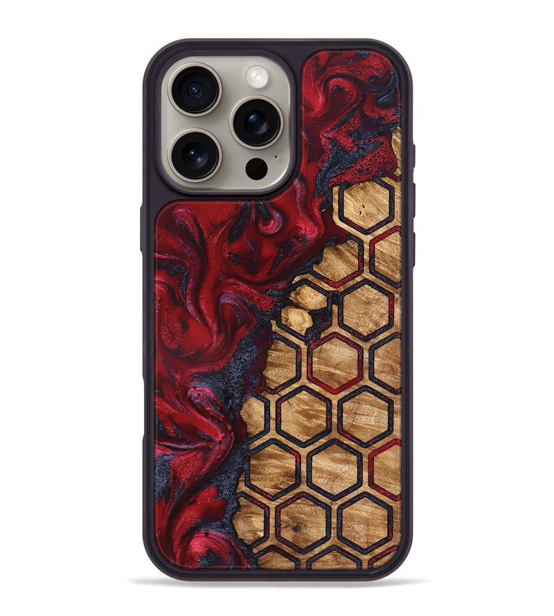 iPhone 16 Pro Max Wood Phone Case - Jazmyne (Pattern, 827197)