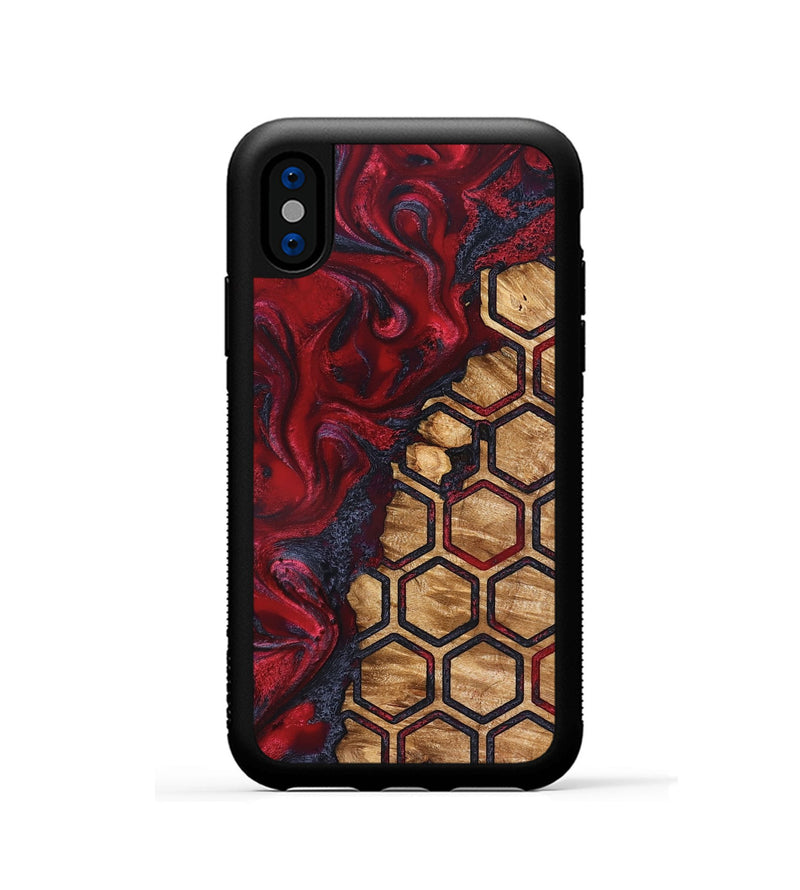 iPhone Xs Wood Phone Case - Jazmyne (Pattern, 827197)