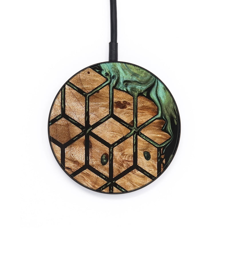 Circle Wood Wireless Charger - Kirsten (Pattern, 827199)