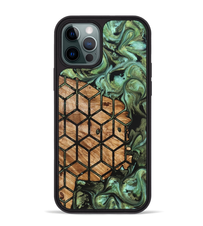 iPhone 12 Pro Max Wood Phone Case - Kirsten (Pattern, 827199)