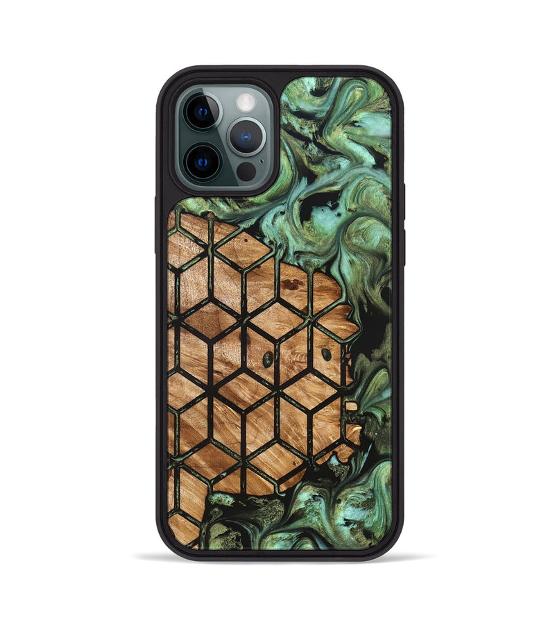iPhone 12 Pro Wood Phone Case - Kirsten (Pattern, 827199)