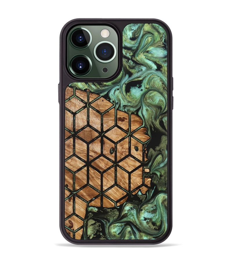 iPhone 13 Pro Max Wood Phone Case - Kirsten (Pattern, 827199)