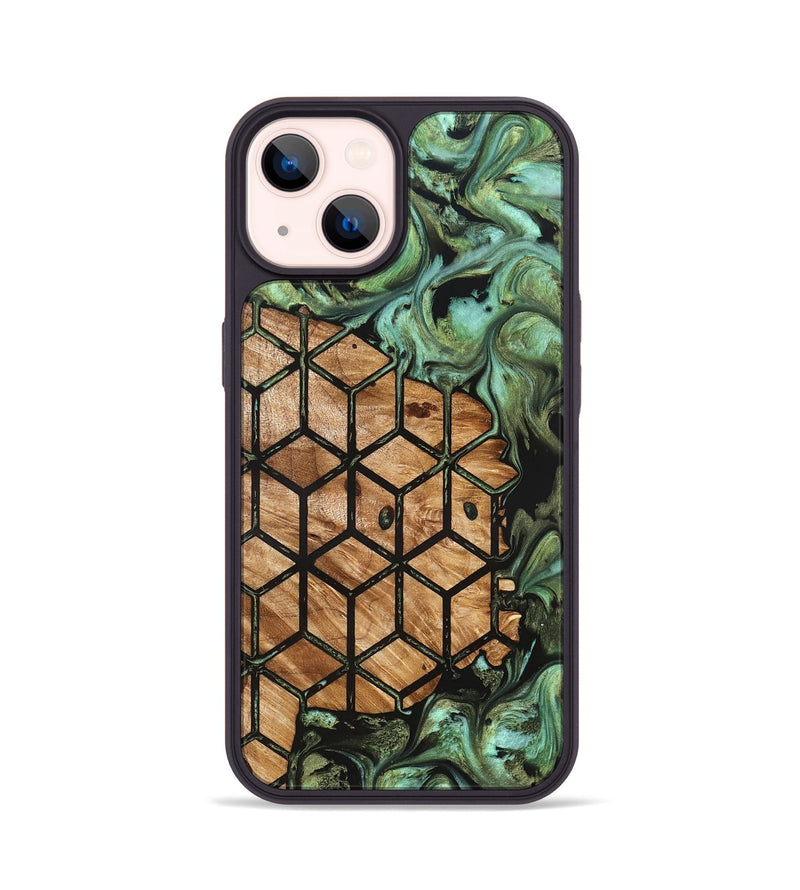 iPhone 14 Wood Phone Case - Kirsten (Pattern, 827199)
