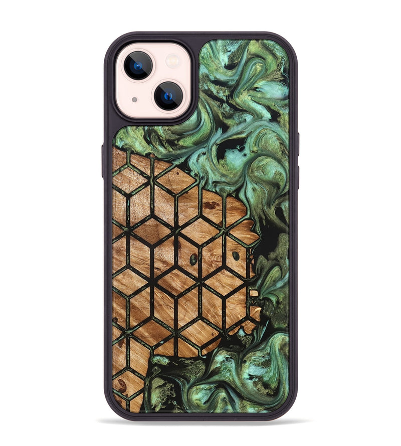 iPhone 14 Plus Wood Phone Case - Kirsten (Pattern, 827199)