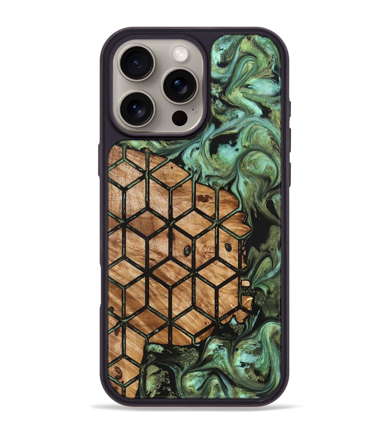 iPhone 16 Pro Max Wood Phone Case - Kirsten (Pattern, 827199)