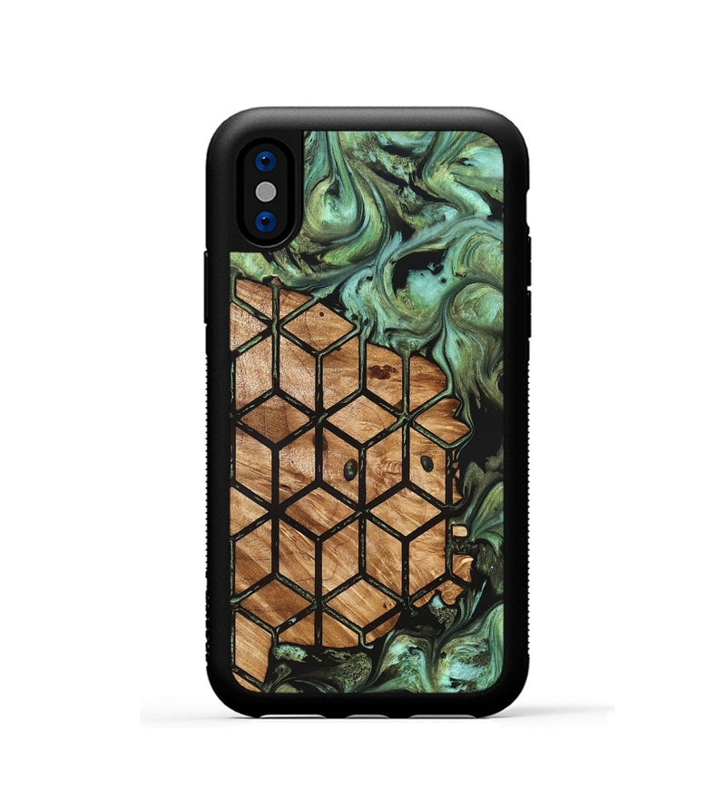 iPhone Xs Wood Phone Case - Kirsten (Pattern, 827199)