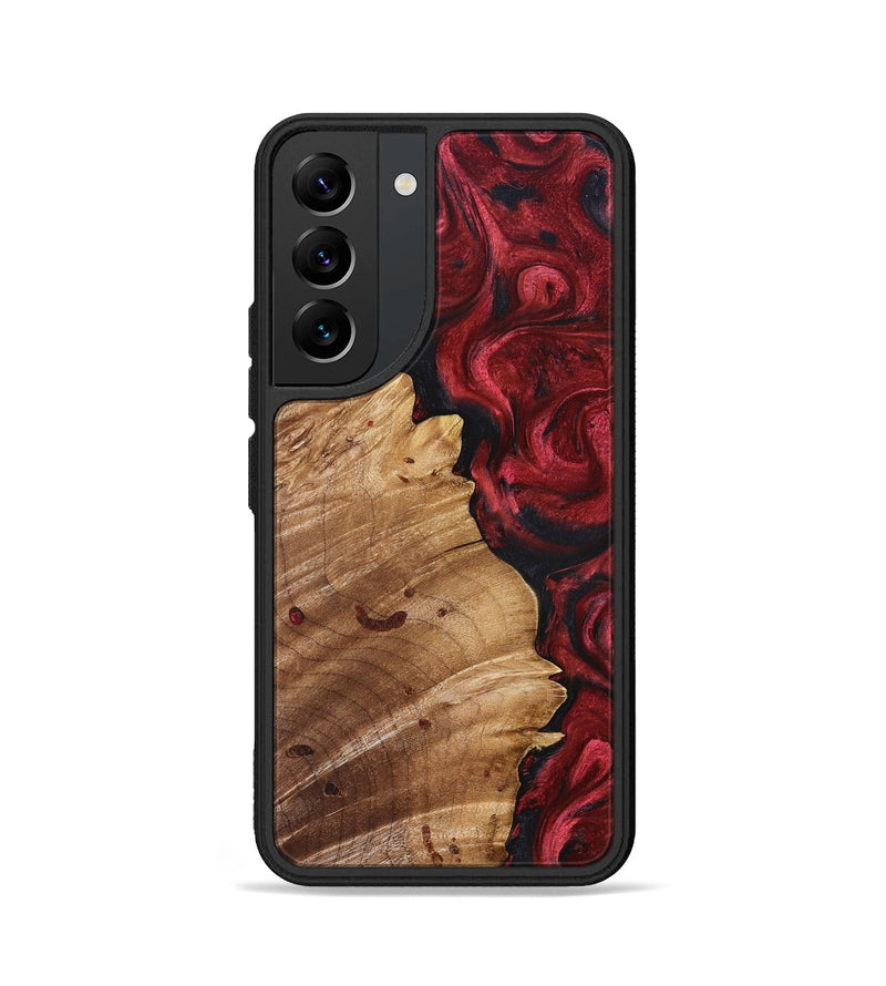 Galaxy S22 Wood Phone Case - Franco (Red, 827200)