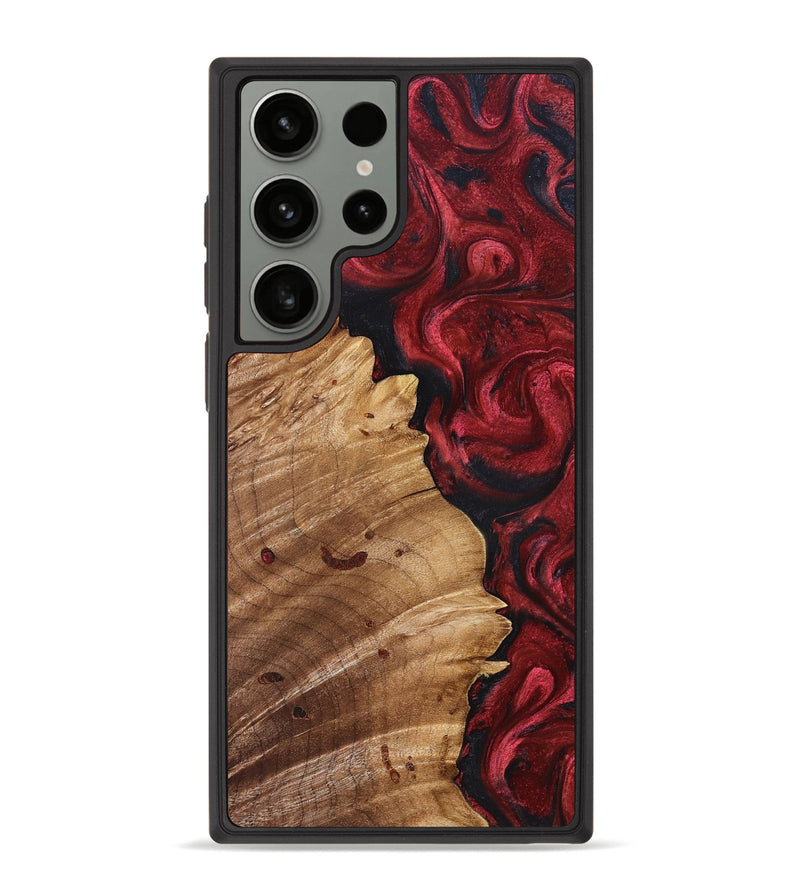 Galaxy S23 Ultra Wood Phone Case - Franco (Red, 827200)