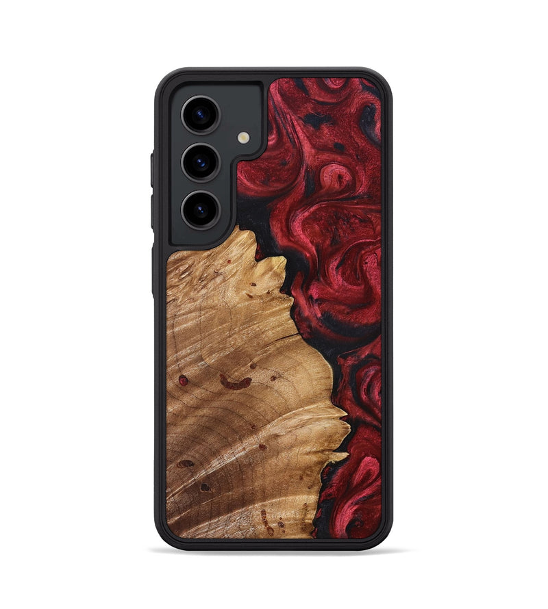 Galaxy S24 Wood Phone Case - Franco (Red, 827200)