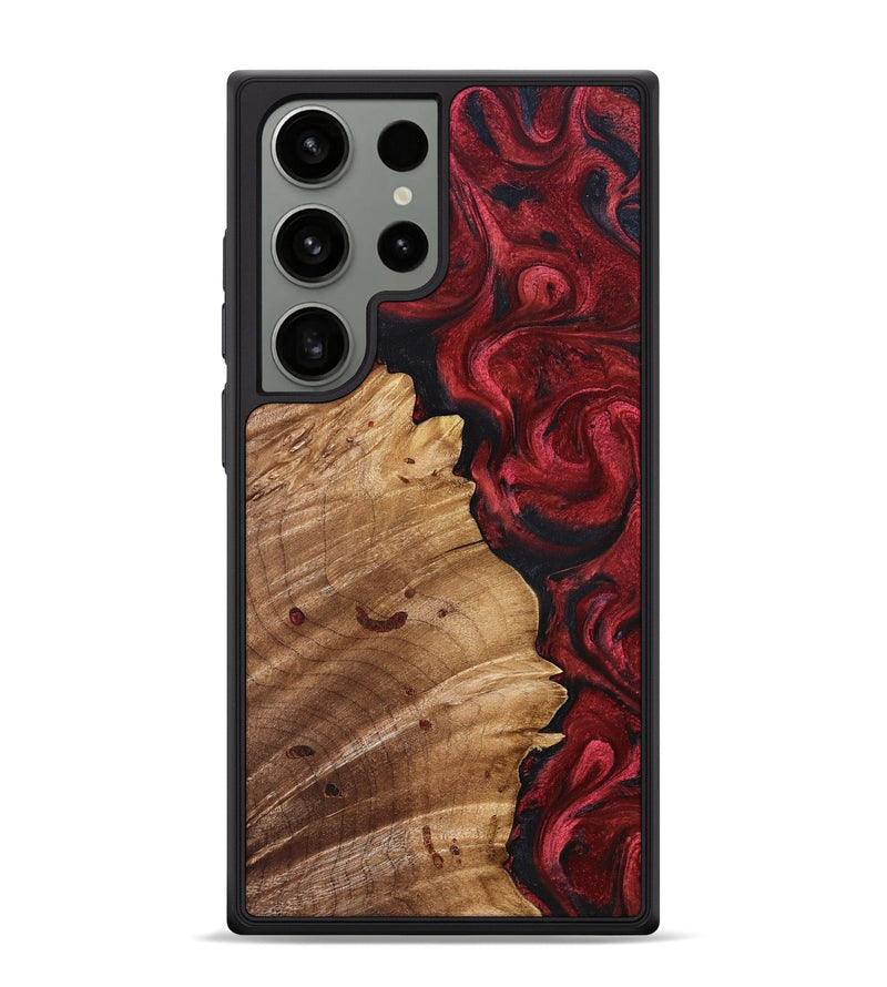 Galaxy S24 Ultra Wood Phone Case - Franco (Red, 827200)