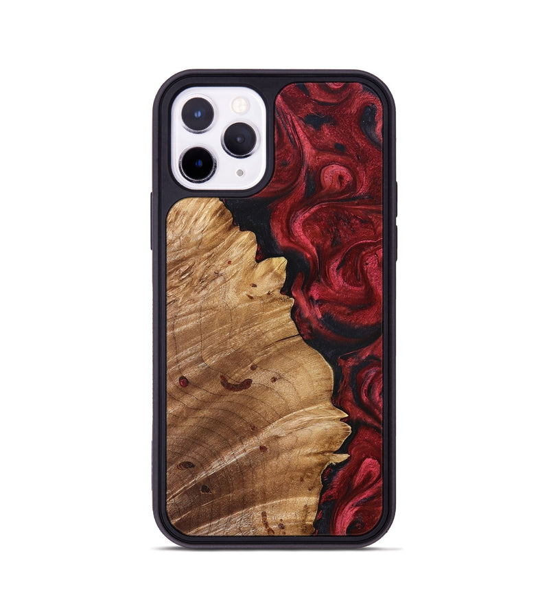 iPhone 11 Pro Wood Phone Case - Franco (Red, 827200)